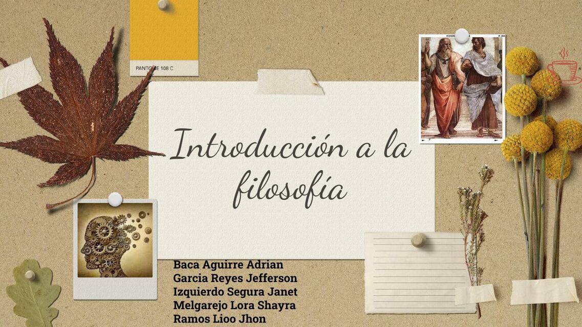 Análisis del capítulo Introducción a la filosofía