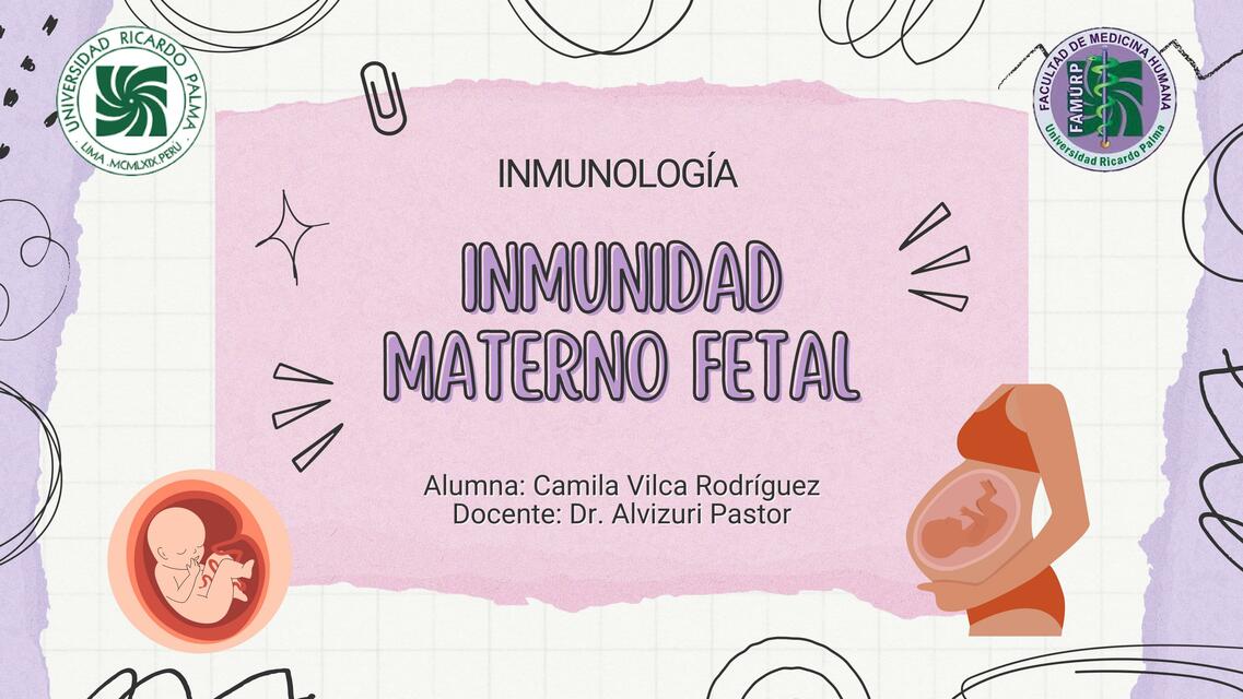 Inmunidad materno fetal