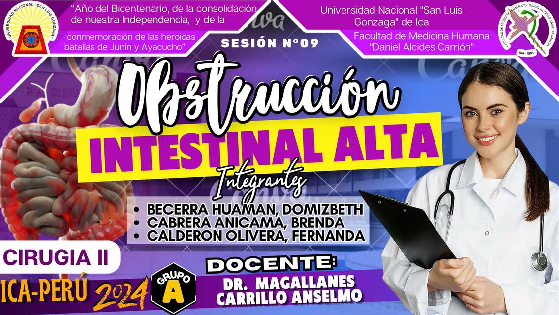 OBSTRUCCIÓN INTESTINAL ALTA