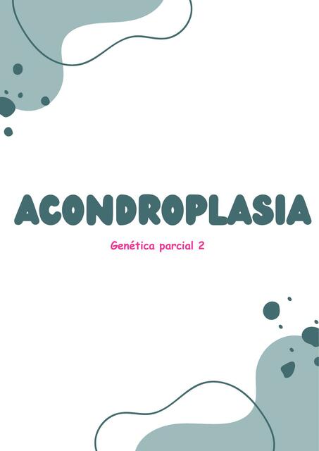 Acondroplasia 