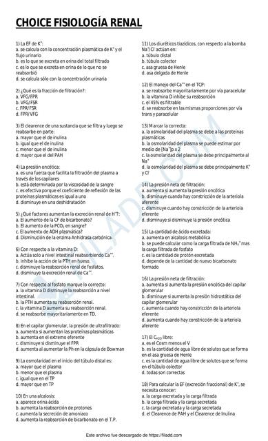 CHOICE RENAL