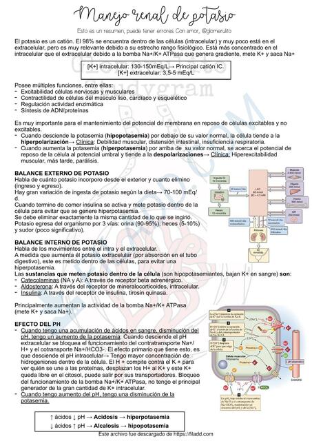 2Manejo renal de potasio