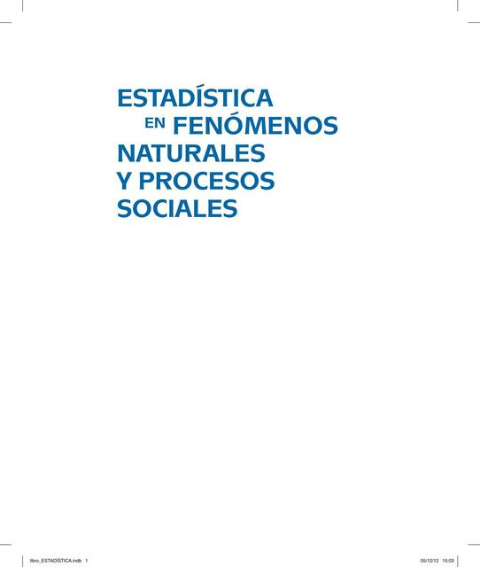 18Estadistica fenomenos naturales procesos sociale