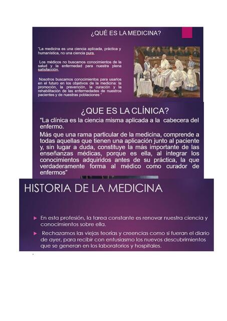 HISTORIA DE LA MEDICINA I