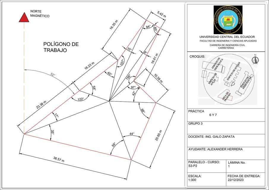 FORMATO AUTOCAD p6 POLIGONAL CERRADA