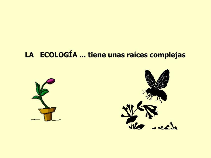 La ecología