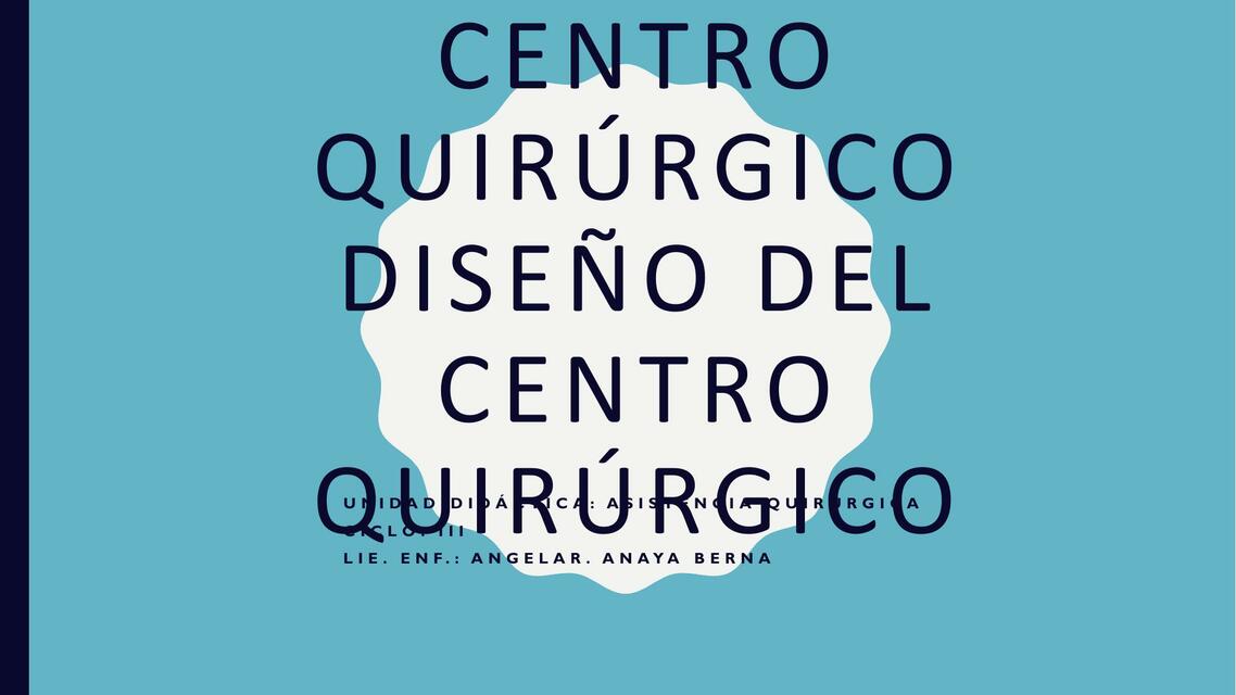 Centro quirúrgico