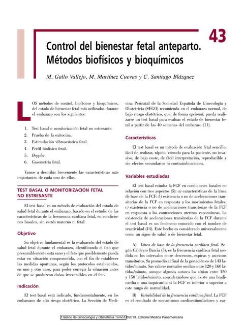 Bienestar fetal