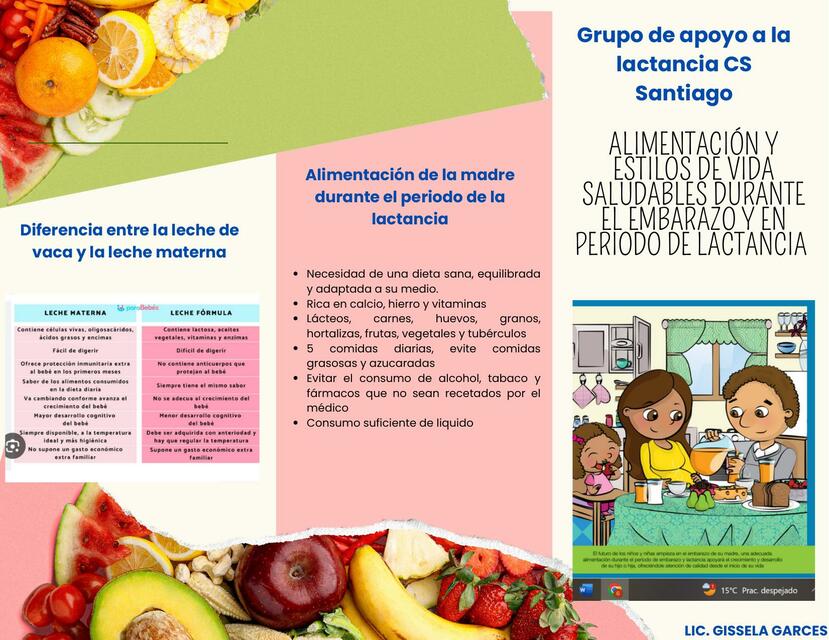 ALIMENTACIÓN SALUDABLE DURANTE EL EMBARAZO