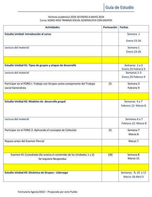 TRABAJO SOCUAL - ACTIVIDADES