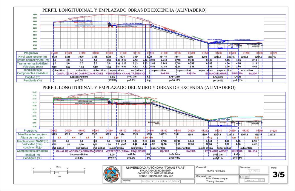 Perfil longitudinal 