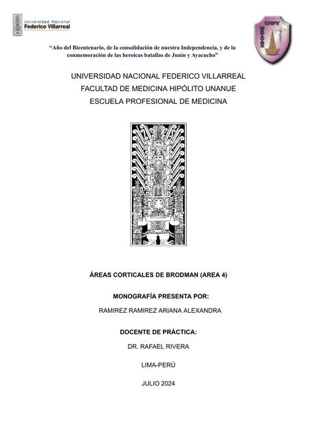 MONOGRAFIA AREAS DE BRODMANN