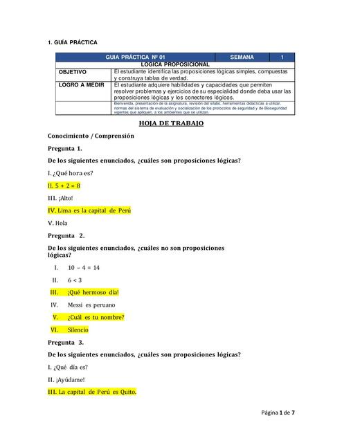 LÓGICA PROPOSICIONAL