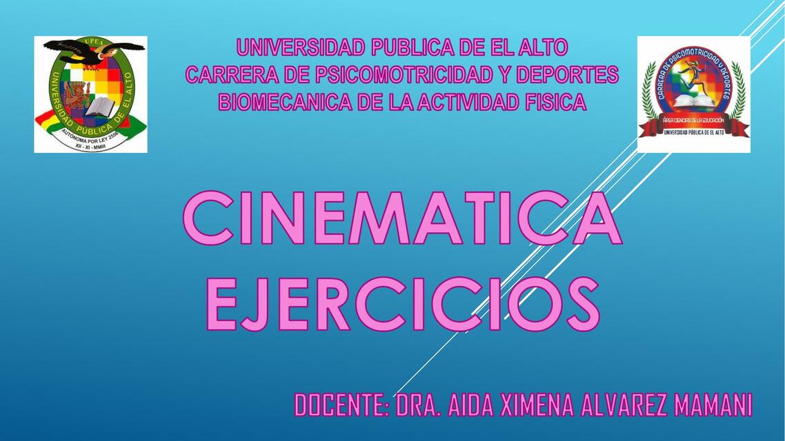 CINEMATICA FORMULAS | Juan | uDocz