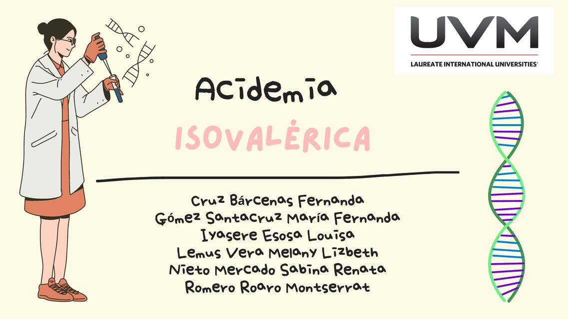 Acidemia isovalérica