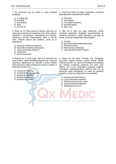 BANCO ENAM REUMATO RESUELTO QX MEDIC (EVA)