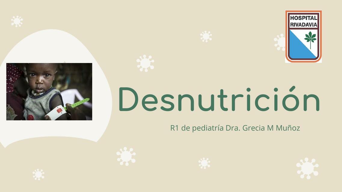 Desnutrición en pediatría