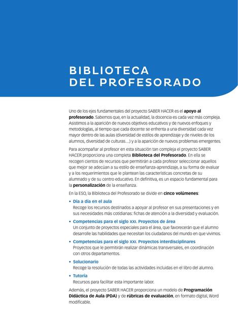 Biblioteca del profesorado 