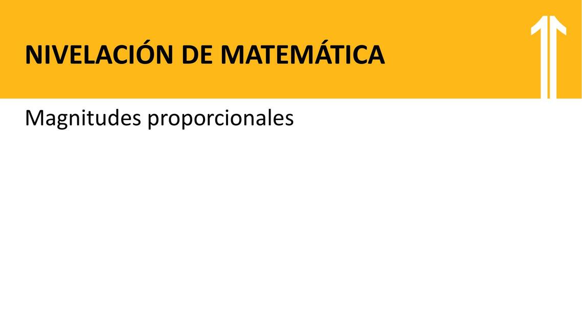 2 Magnitudes proporcionales