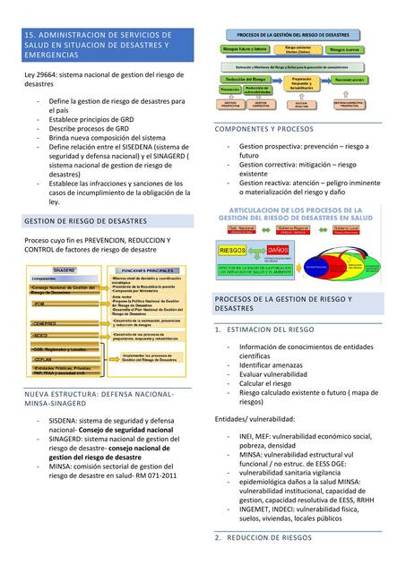 15 ADMINISTRACION DE SERVICIOS DE SALUD EN SITUACI