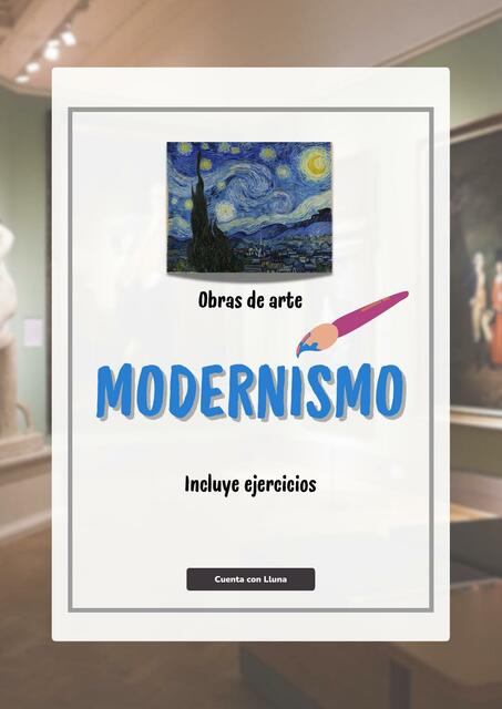 Fichas con Obras de arte (modernismo)