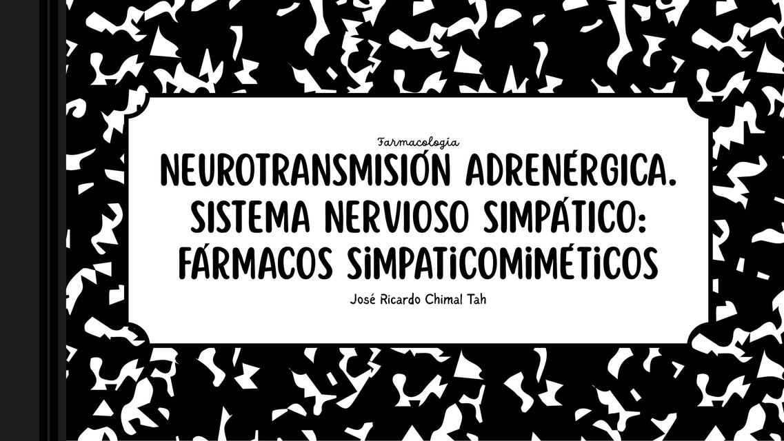 Neurotransmisión adrenérgica. Sistema nervioso simpático 