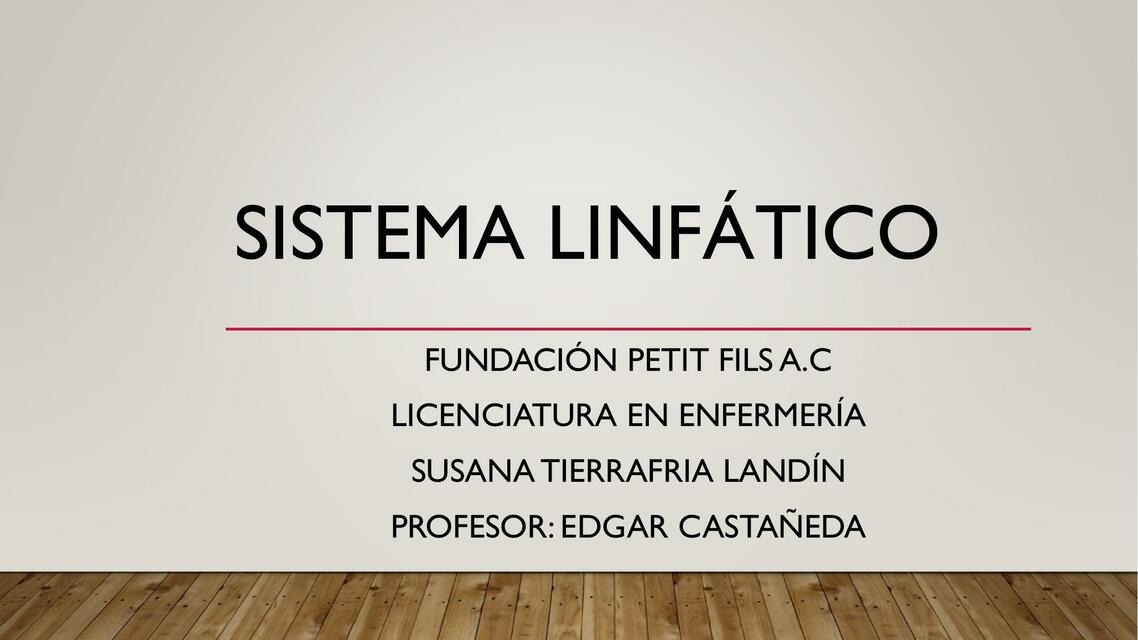 Sistema linfatico