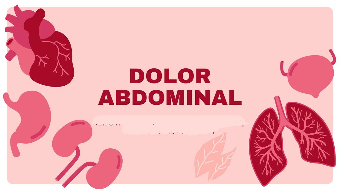 DOLOR ABDOMINAL