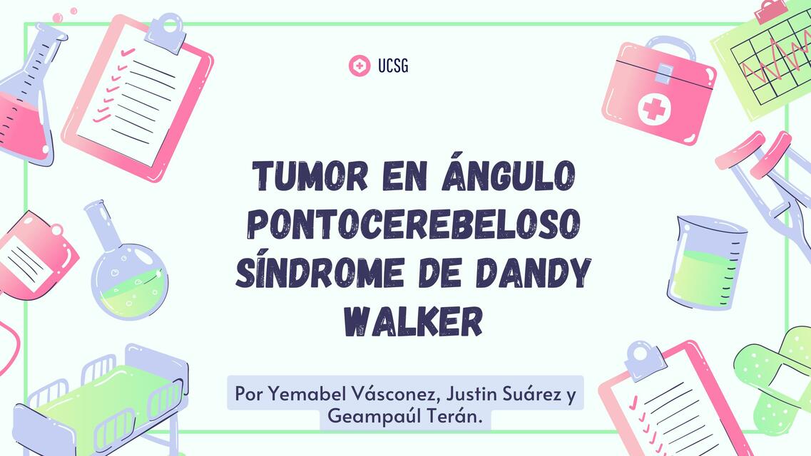 Tumor en angulo pontocerebeloso