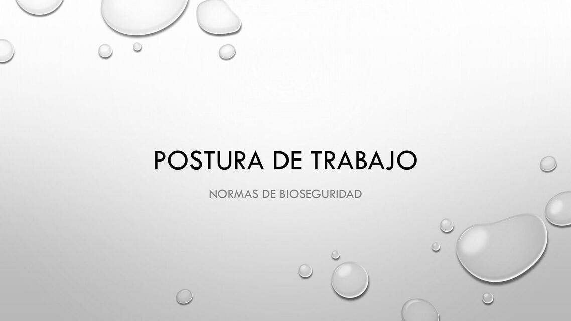 1 8 Posturas de trabajo