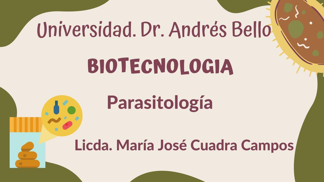 Parasitología clase 1