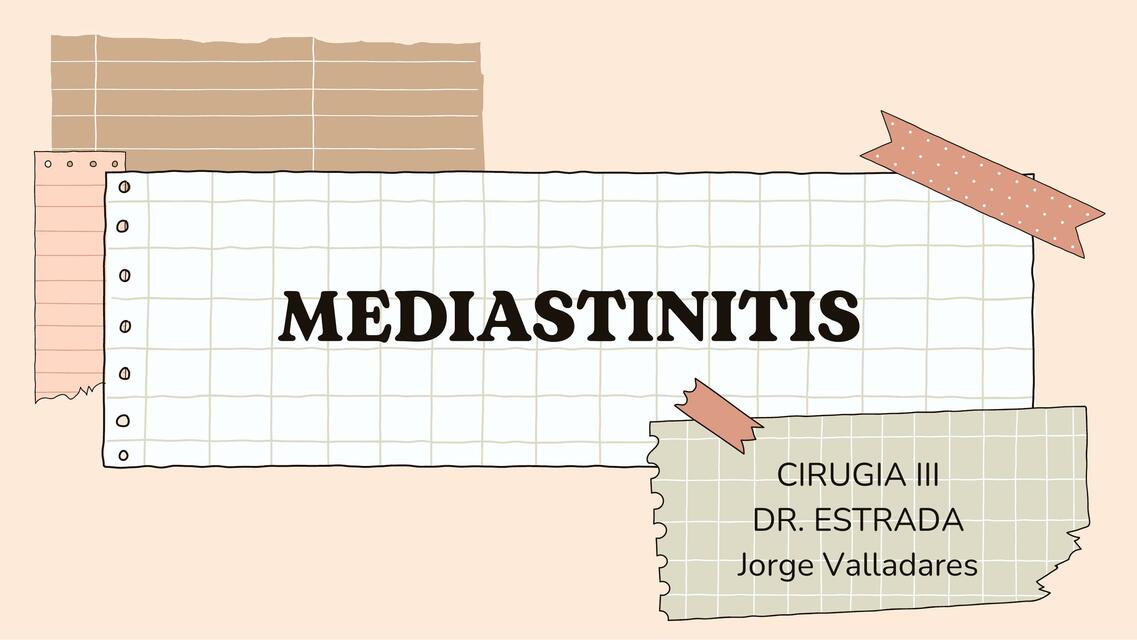 Mediastinitis