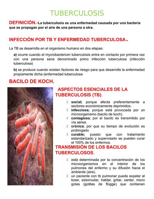 TUBERCULOSIS