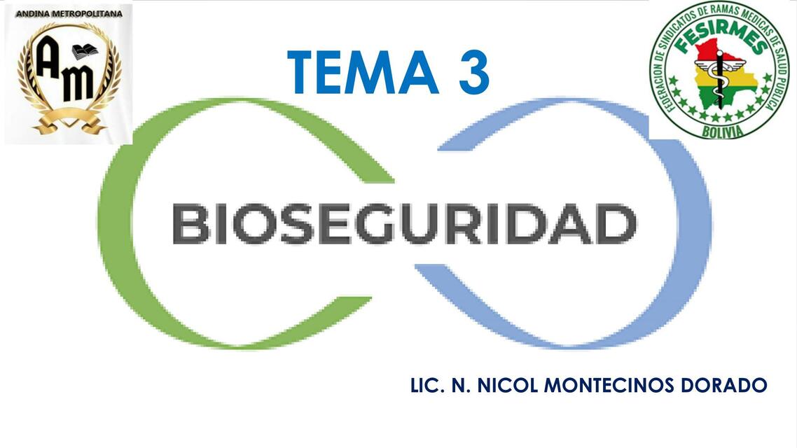 TEMA 3 bioseguridad