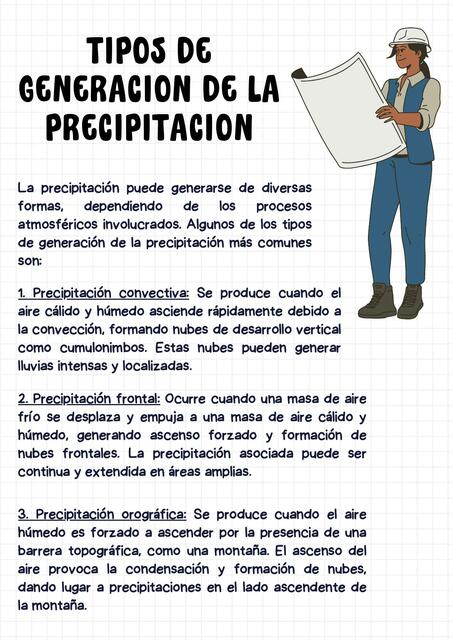 tipos de generacion de la precipitación 1