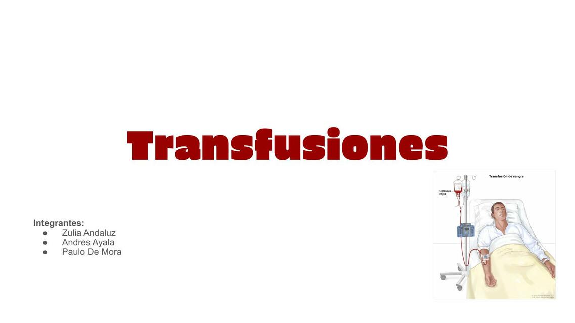 Transfusiones 