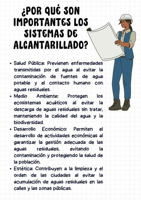 ¿Por qué son importantes los sistemas de alcantarillado?