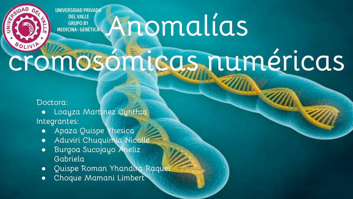 ANOMALIAS CROMOSOMICAS ESTRUCTURALES