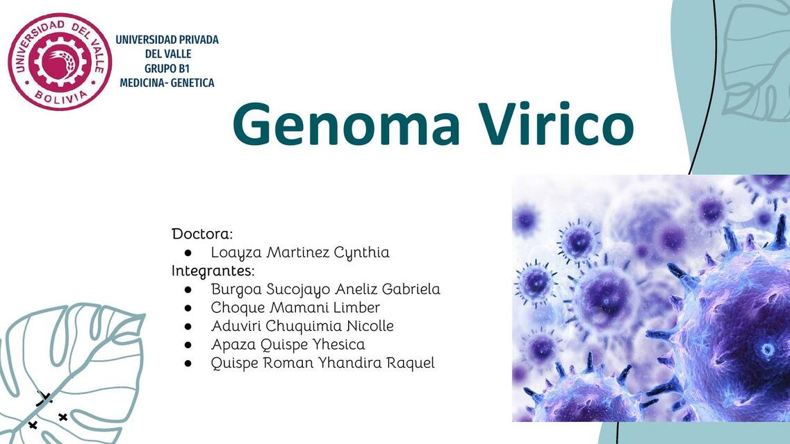 GENOMA VIRICO