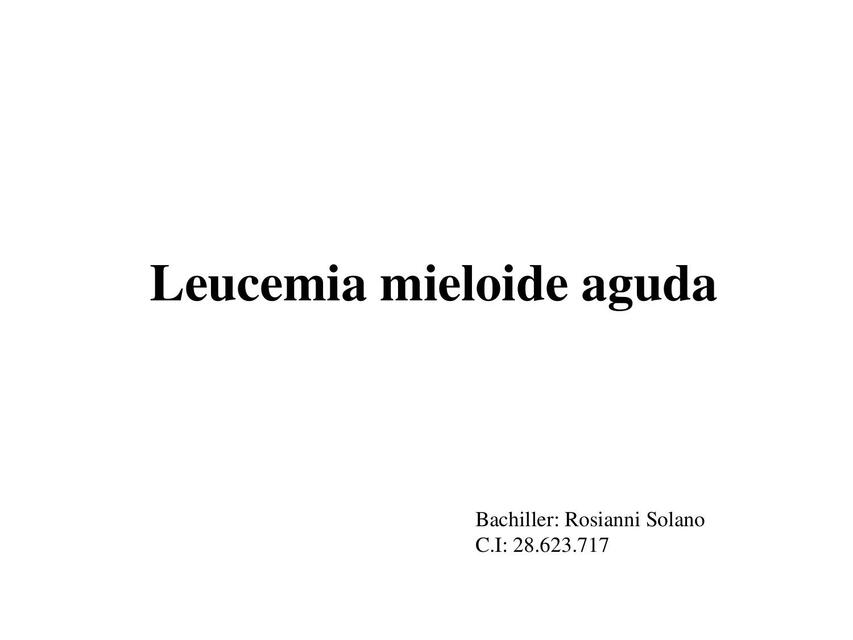 Leucemia