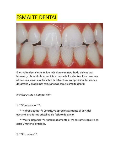 ESMALTE DENTAL