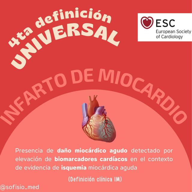 Cuarta definición universal de infarto de miocardio