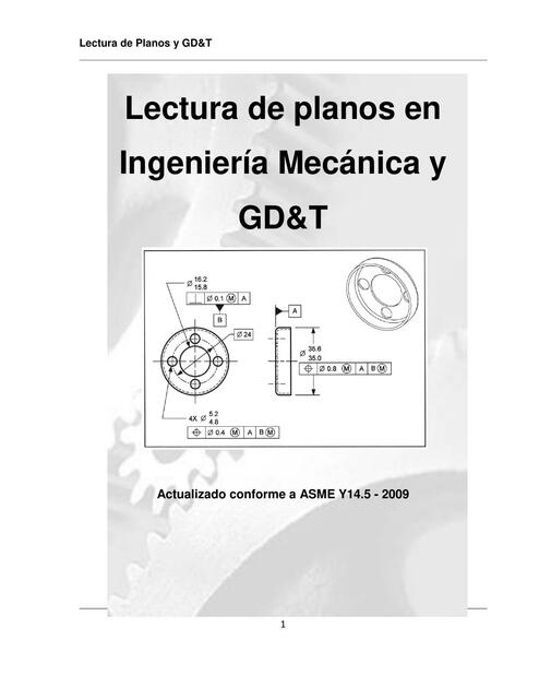 Lectura planos y GDT MANUAL DEL PARTICIPANTE