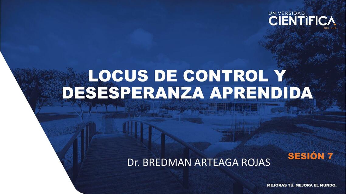 LOCUS DE CONTROL Y DESESPERANZA APRENDIDA