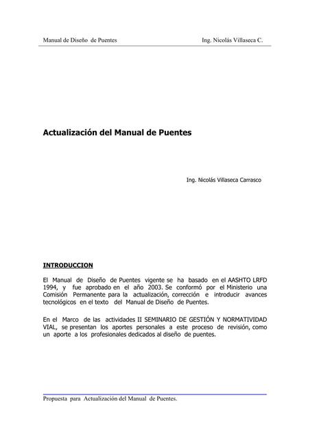 Actualizacion Manual Puentes