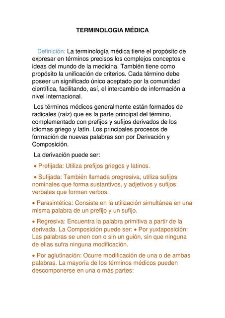 Terminología médica | Frank | uDocz