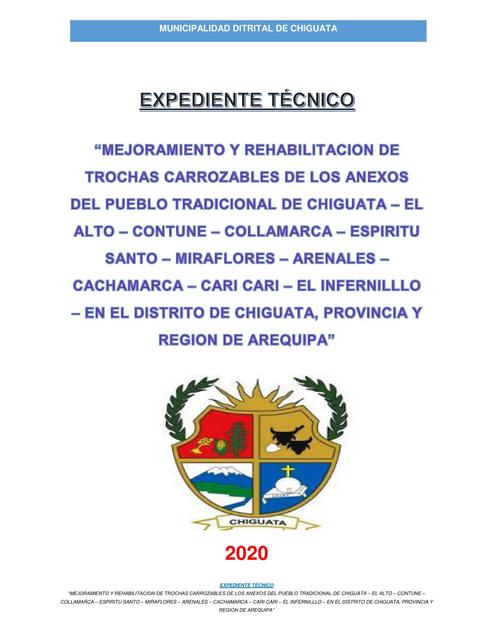 EXPEDIENTE TÉCNICO