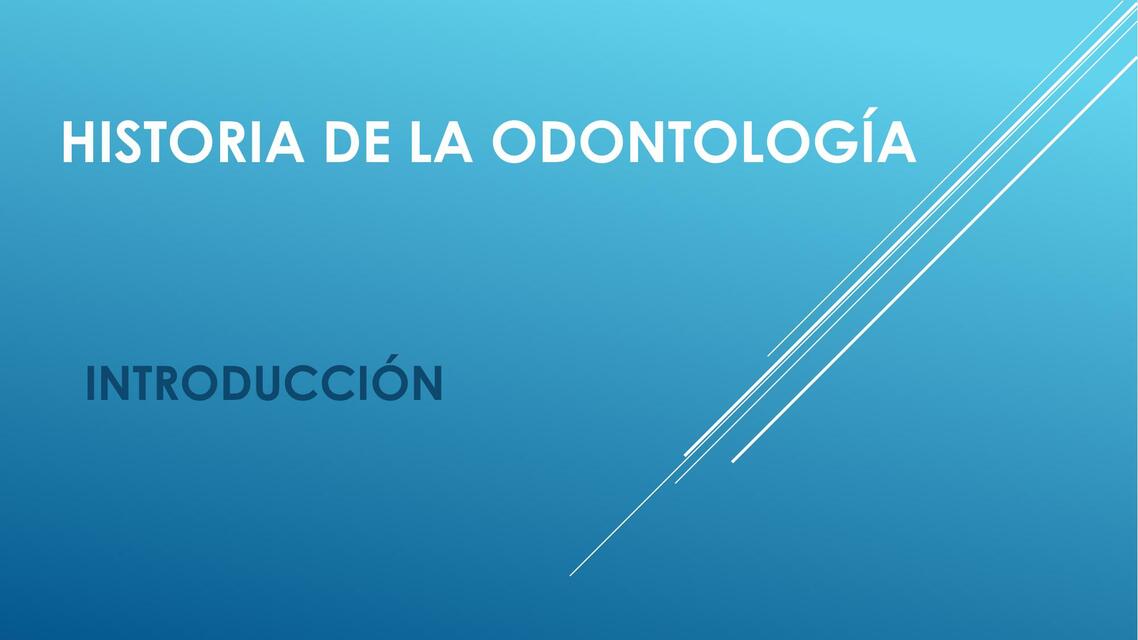 ODONTOLOGIA PREVENTIVA INTRODUCCION