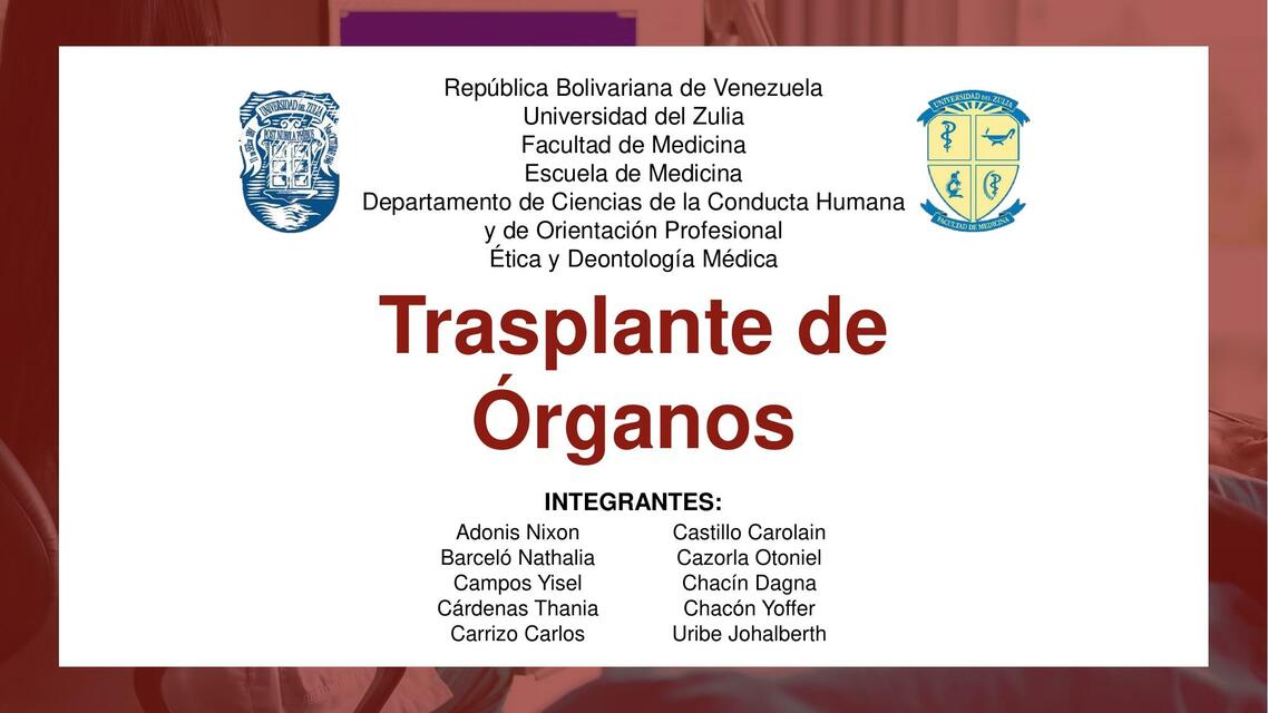 Trasplante de órganos