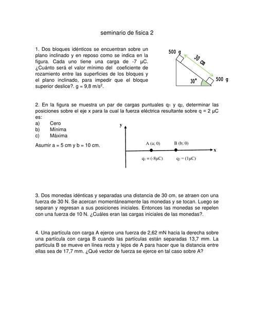 I fisica dos seminario 1 2